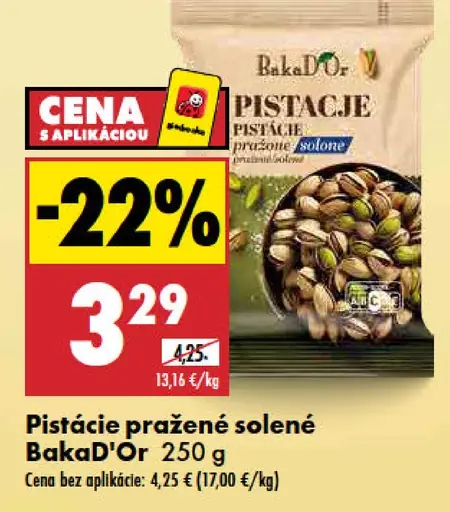 Baka'DOr pistácie pražené solené