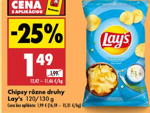 Lay's chipsy, Fromage, Salted, Max Strong