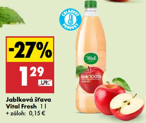 Vital Fresh Jablková šťava