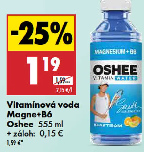 Oshee vitamínová voda Magne + B6