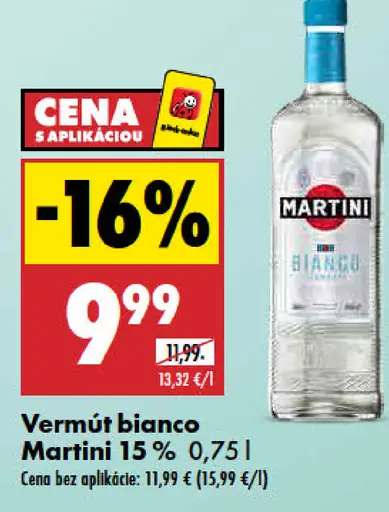 Vermút bianco Martini