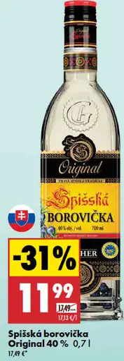 Spišská Borovička Original
