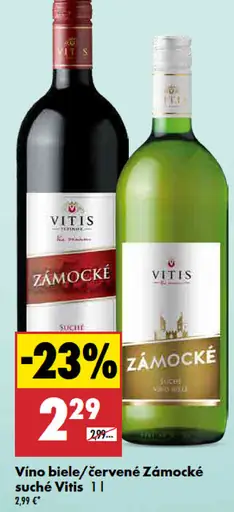 Vino biele Zámocké suché Vitis