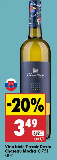 Vino biele Terroir Devín Château Modra