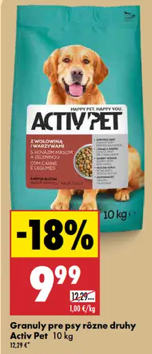 Activ Pet Granuly pre psy rôzne druhy malé plemená