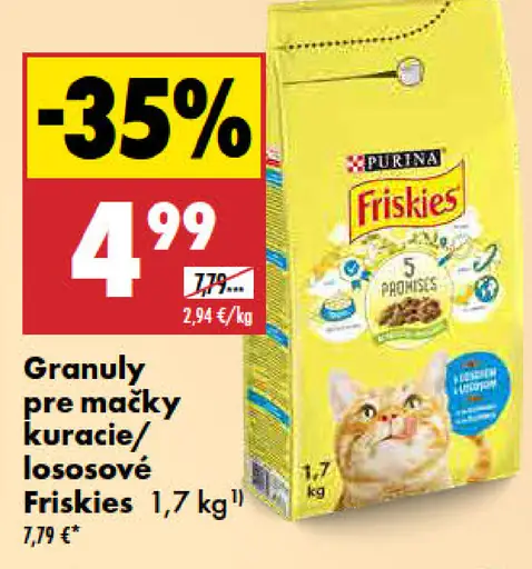 Friskies granuly pre mačky losos