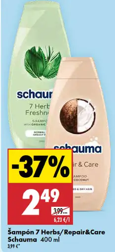 Schauma 7 Herbs/Repair & Care šampón