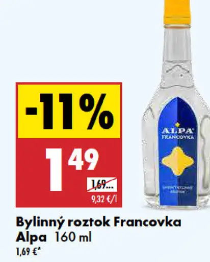 Bylinný roztok Francovka
