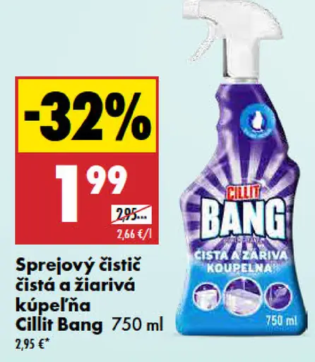 Cillit Bang Expert čistá a žiarivá kúpeľňa