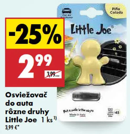 Little Joe Osviežovač do auta