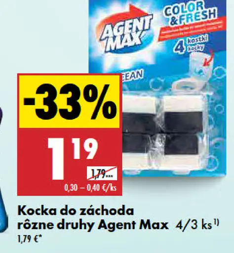 Agent Max WC kocka do záchoda