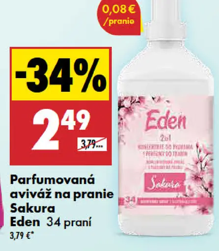 Sakura Eden parfumovaná aviváž na pranie