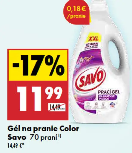 Savo Color gél na pranie