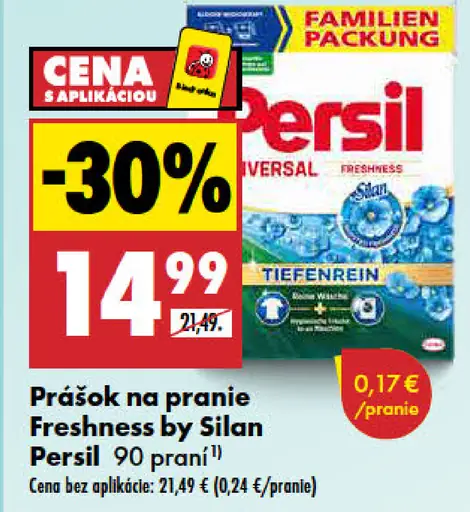 Persil prášok na pranie Freshness by Silan