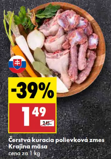 Čerstvá kuracia polievková zmes