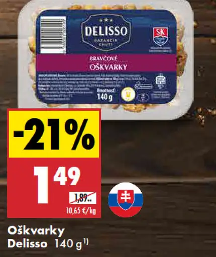 Oškvarky Delisso