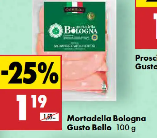 Gusto Bello Mortadella Bologna