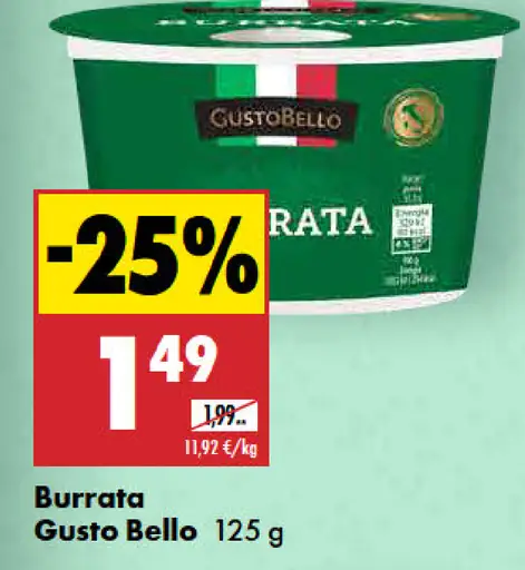 Gusto Bello Burrata