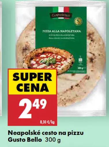 Gusto Bello Neapolské cesto na pizzu