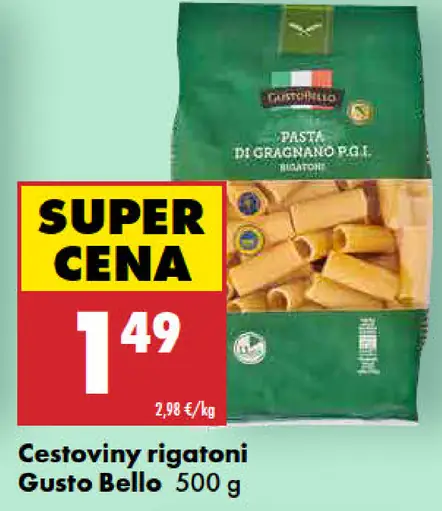 Gusto Bello rigatoni