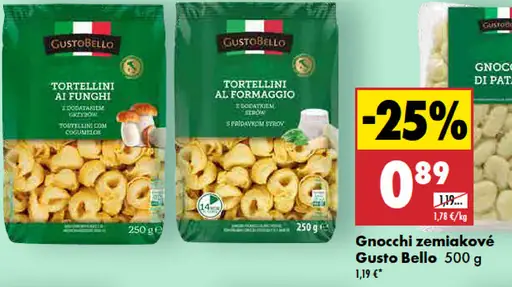 Gusto Bello Gnocchi zemiakové
