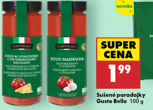 Paradajková omáčka s parmezánom Gusto Bello