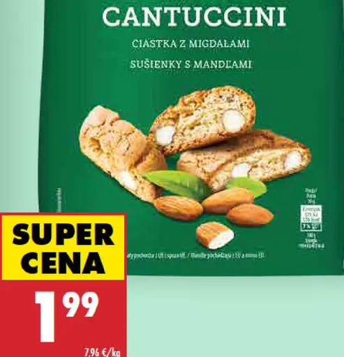 Sušienky mandľové Cantuccini Gusto Bello