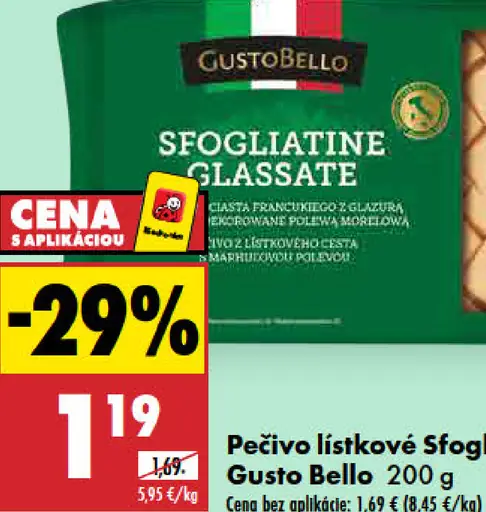 Gusto Bello Pečivo lístkové Sfogliatine