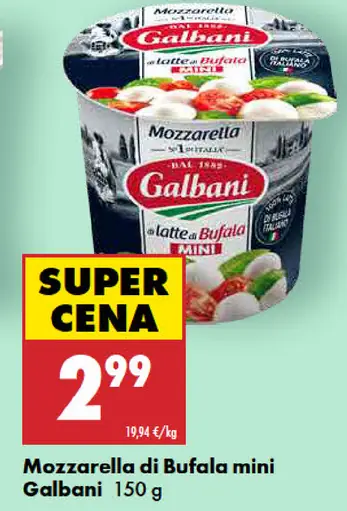 Mozzarella di Bufala mini Galbani