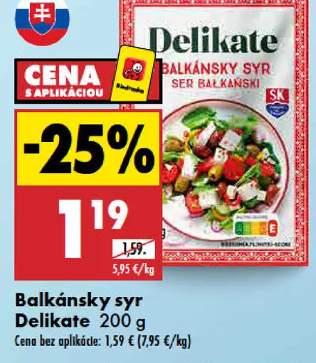 Delikate Balkánsky syr