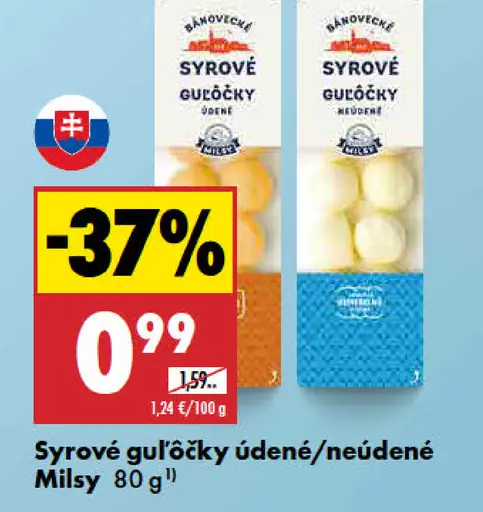 Milsy Syrové guľôčky neúdené
