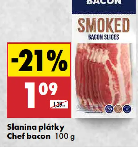 Chef Bacon slanina plátky