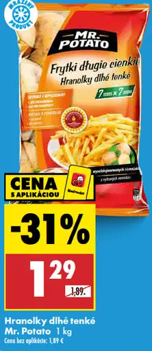 Mr. Potato Hranolky dlhé tenké