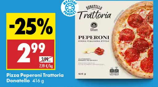 Donatello Trattoria pizza salámová