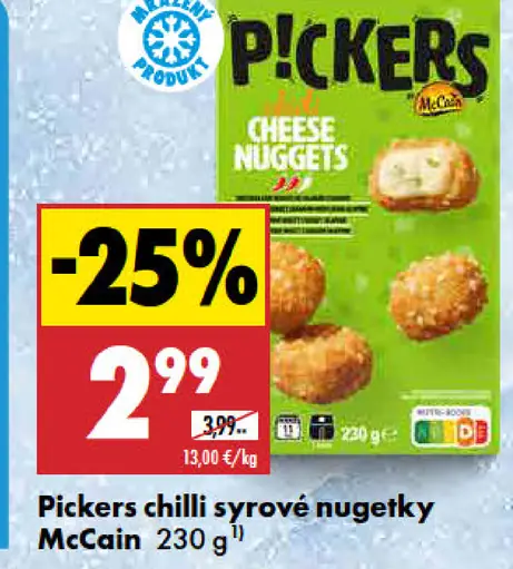 McCain Pickers chilli syrové nugetky