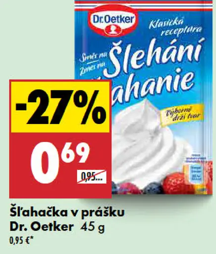 Dr. Oetker Šľahačka v prášku
