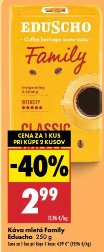 Káva mletá Family Classic EduScho