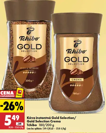 Tchibo Gold Selection instantná káva
