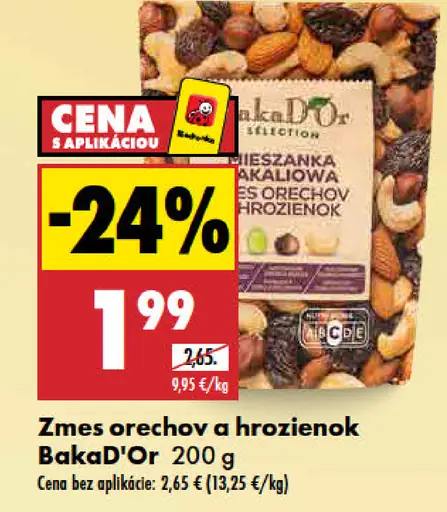 BakaD'Or Zmes orechov a hrozienok