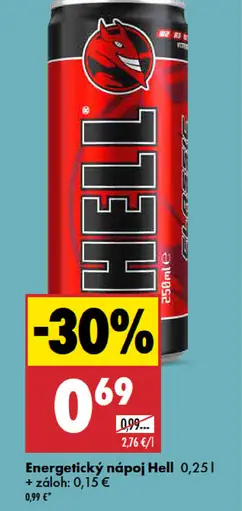 Hell energetický nápoj plechovka