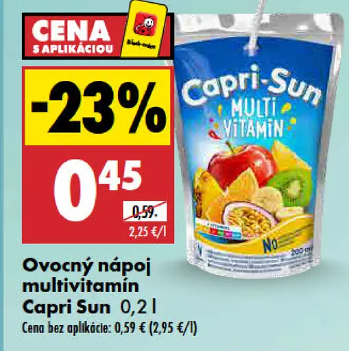 Ovocný nápoj multivitamín Capri Sun