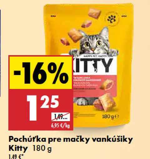 Kitty mačacie vankúšiky