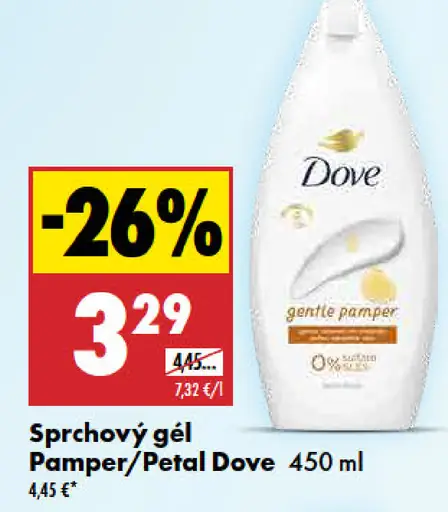 Dove Sprchový gél Pamper/Petal