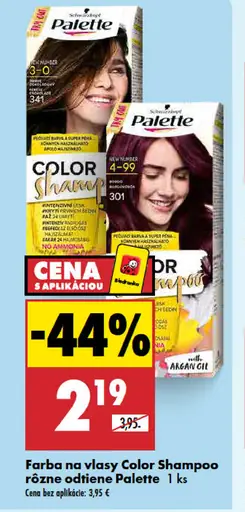 Palette Color Shampoo farba na vlasy