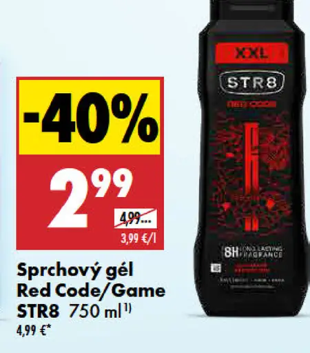 Sprchový gél Red Code/Game STR8