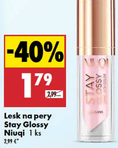 Lak na nechty Stay Glossy Niuqi