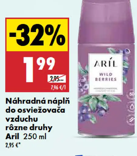 Aril Osviežovač vzduchu náhradná náplň