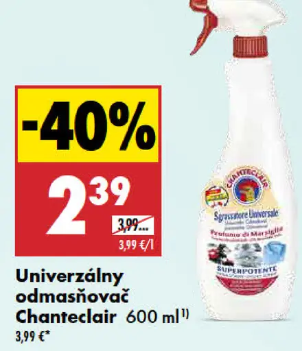 Chanteclair univerzálny odmastňovač
