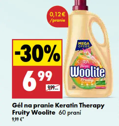 Woolite Keratin Therapy Fruity gél na pranie