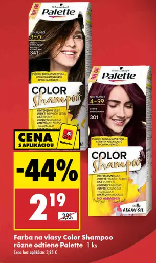 Palette Color Shampoo farba na vlasy